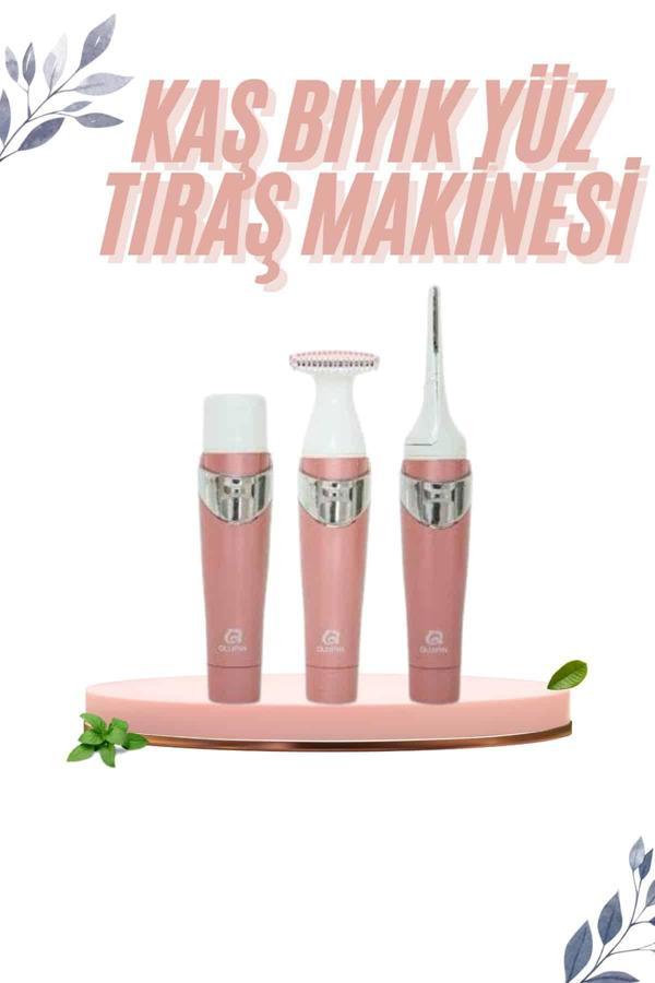 3 İn 1 Epilasyon Aleti Hassas Ciltlere Özel Uzun Ömürlü Kaş Yüz Burun - Image 1