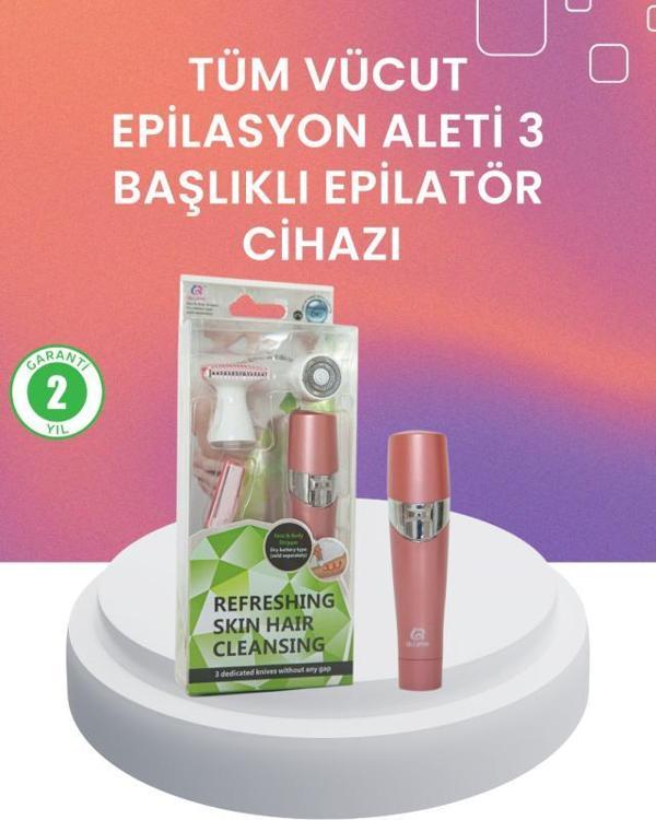 Yumuşak ve Pürüzsüz Cilt İçin Epilasyon Seti - Image 1