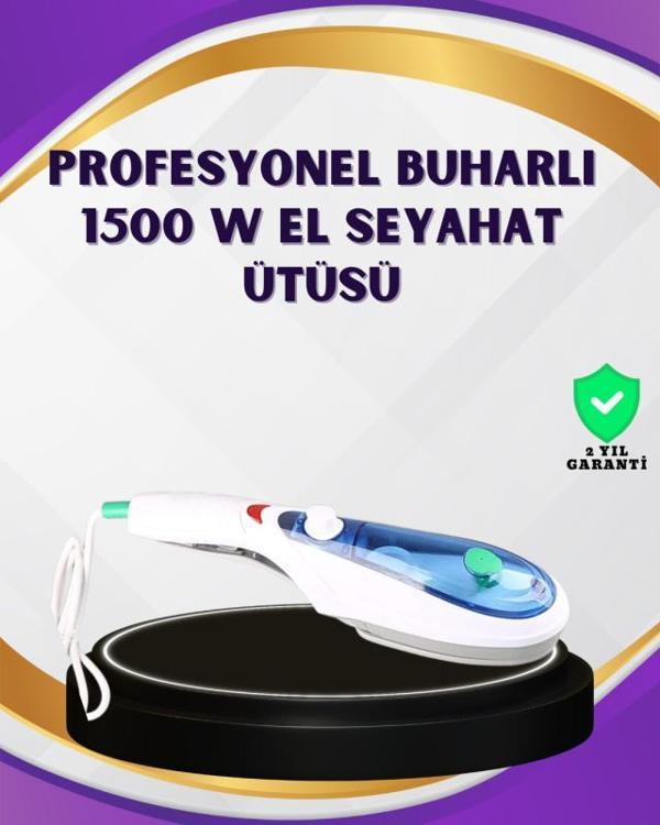 1500W Buharlı Kırışıklık Giderici Ütü | Ev ve Seyahat Kullanımı İçin Uygun - Image 1