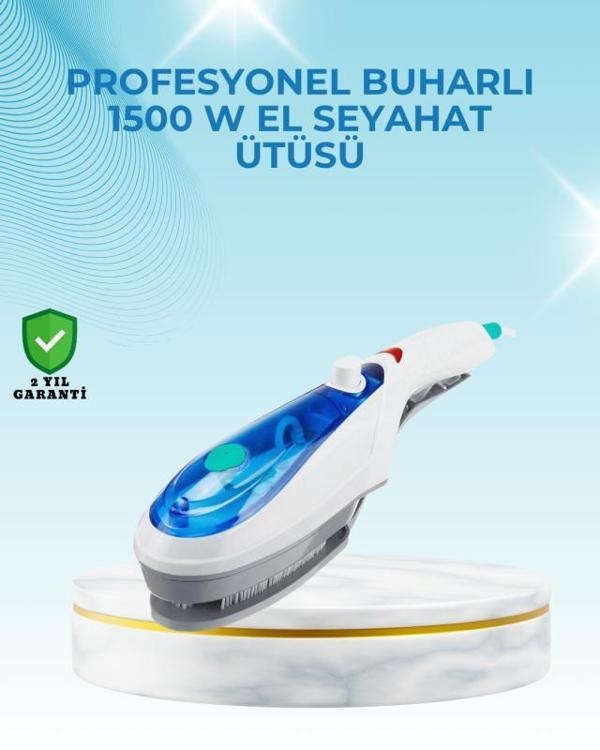 1500W Güçlü Buharlı Ütü | Yanık Riski Olmadan Hızlı Ütüleme - Image 1