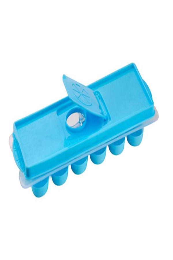 Silikon Tabanlı Buzluk Buz Kalıbı Kare Buz Kalıbı Doldur Kullan Mavi Viole - Image 1