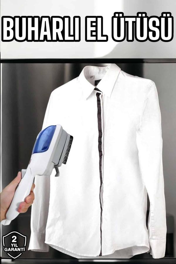 Buharlı El Ütüsü Taşınabilir Kompakt Su Hazneli - Image 1