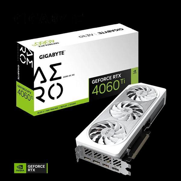 Gıgabyte Gv-n406taero-oc-8gd, Rtx4060tı Aero Oc, 8gb, Gddr6, 128bıt, 3 Fanlı, 2xhdmı, 2xdp, Rgb Gamı - Image 1