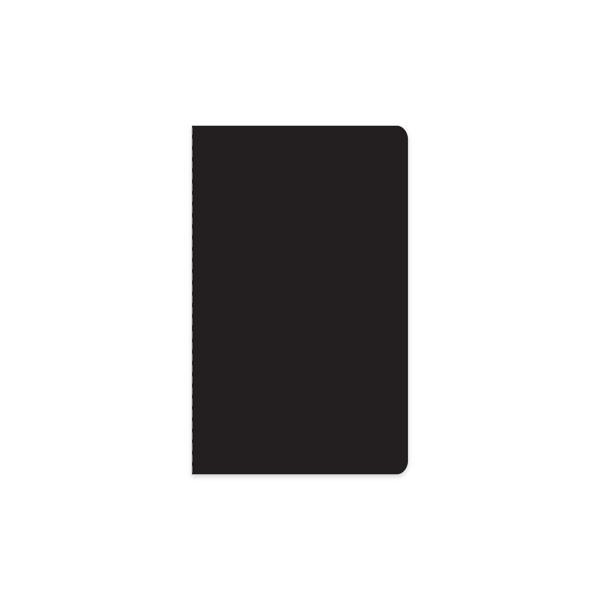 Keskin 13*20 Çizgili Terzi Dikişli Defter - Siyah - Image 1