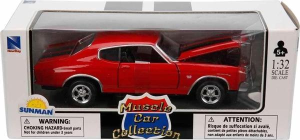 Sunman Oyuncak Muscle Model Araba 1:32 SUN-S00050477 (Karışık Renk 1 Adet) - Image 1