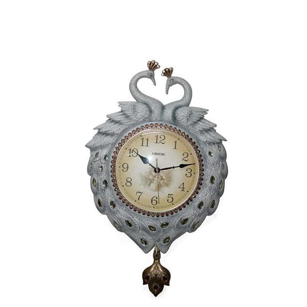 KENPAZAR Duvara Asmalı Tavuskuşu Saat Dekoratif Hediyelik - Image 1