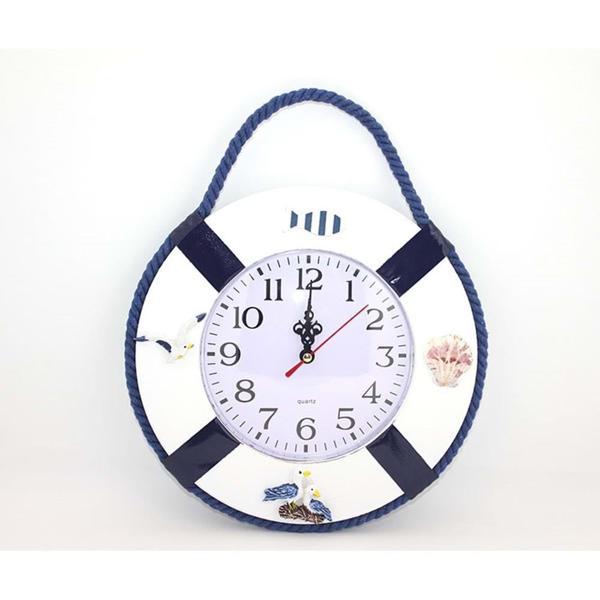 KENPAZAR Ahşap Marin Duvara Asmalı Saat - Image 1