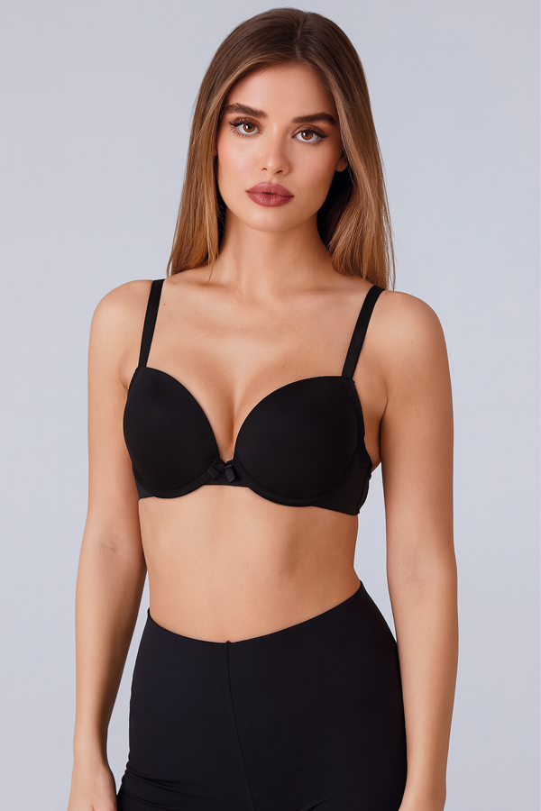 Basic Çift Destekli  Sütyen | Siyah 340110 - Image 1