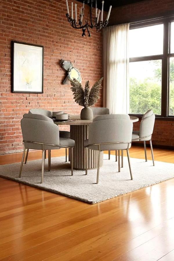 Kaktüs Avm 6'Lı Gold Mutfak Sandalyesi Salon Sandalyesi Yemek Odası Sandalyesi 6 Adet Sandalye Baby Face - Image 1