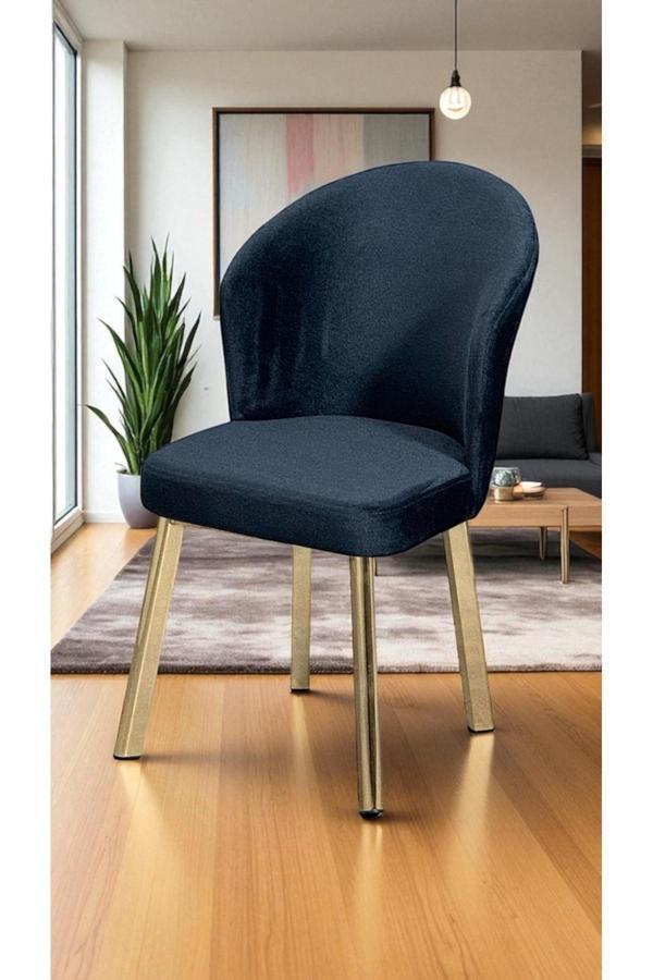 Kaktüs Avm Midye 2 Adet Sandalye Mutfak Cafe Restaurant Proje Metal Lüks Sandalye - Image 1