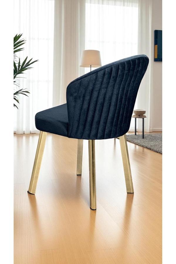 Kaktüs Avm Midye 8 Adet Sandalye Mutfak Cafe Restaurant Proje Metal Lüks Sandalye - Image 1