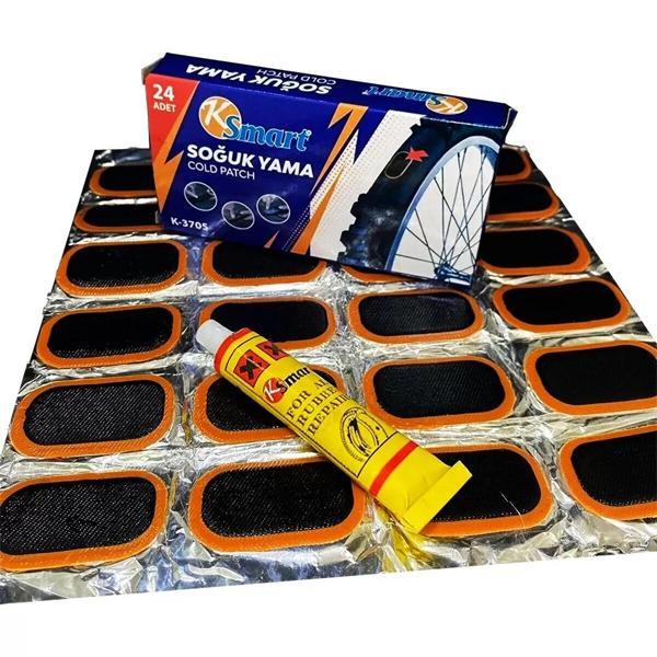 24 Parça Bisiklet Teker Yaması Soğuk Yama - Image 1