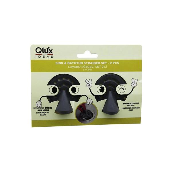 Qlux L-00962 2pcs Lavabo Süzgeç Set - Image 1