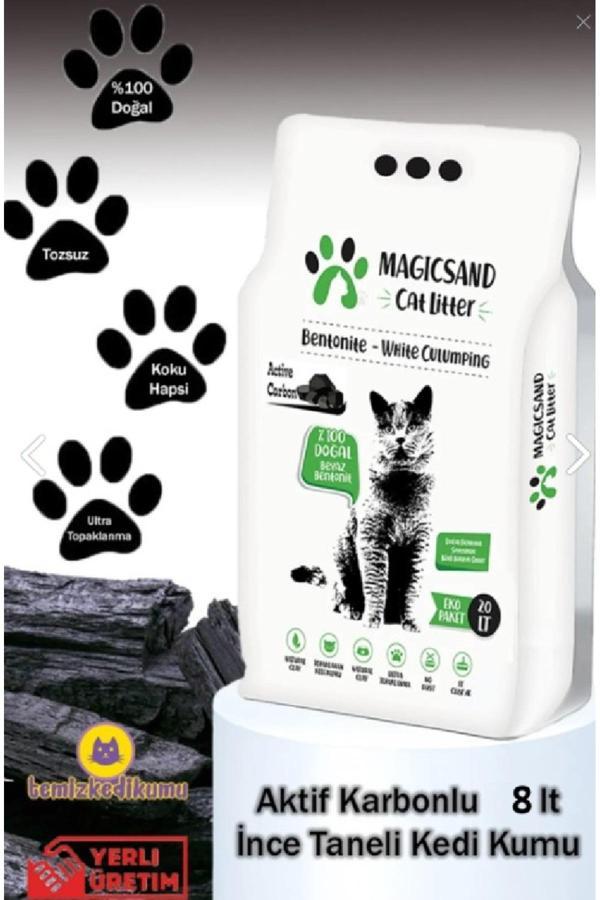 Magicsand Cat Litter Aktif Karbon Kedi Kumu 8 Lt - Image 1