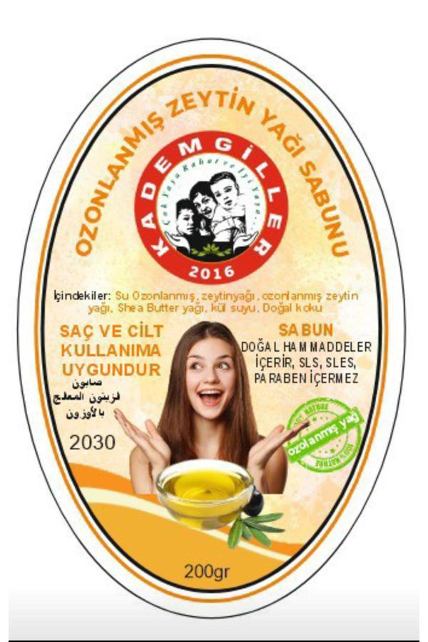 Kademgiller Ozonlanmış Zeytinyağılı Sabun 2 Li(200Gr) - Image 1
