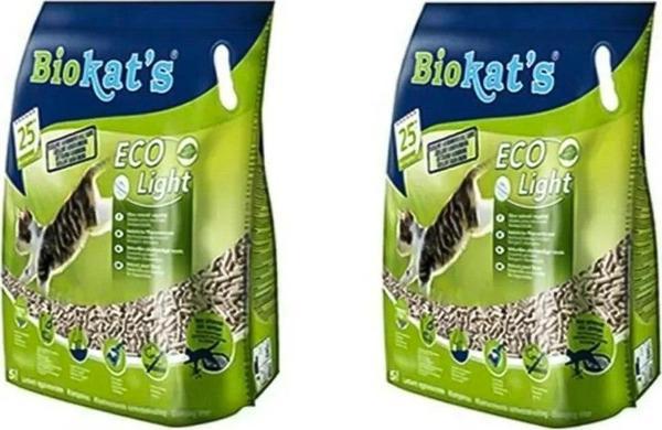 Biokat's Eco Light Pelet Kedi Kumu 5 Lt x 2 Li - Image 1