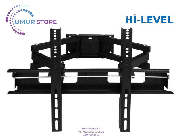 Hi level 58UHL660 42”- 55”- 65”- 75” inç Lcd Led Ekran Tv Hareketli Askı Aparatı - Image 1