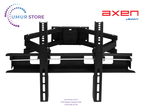 Axen AX-58LUX6000 Uyumlu 58" 42”- 55”- 65”- 75” inç Lcd Led Ekran Tv Hareketli Askı Aparatı - Image 1