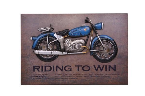 KENPAZAR Motorsiklet Tablo Pano Dekoratif Vintage Ev Ofis Hediyelik - Image 1