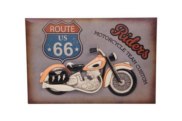 KENPAZAR Motorsiklet Tablo Pano Vintage Dekoratif Ev Ofis Hediyelik - Image 1