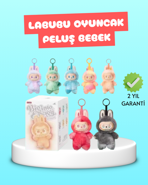 Yumuşak Dolgulu Labubu Karakter Peluş Oyuncak - Image 1
