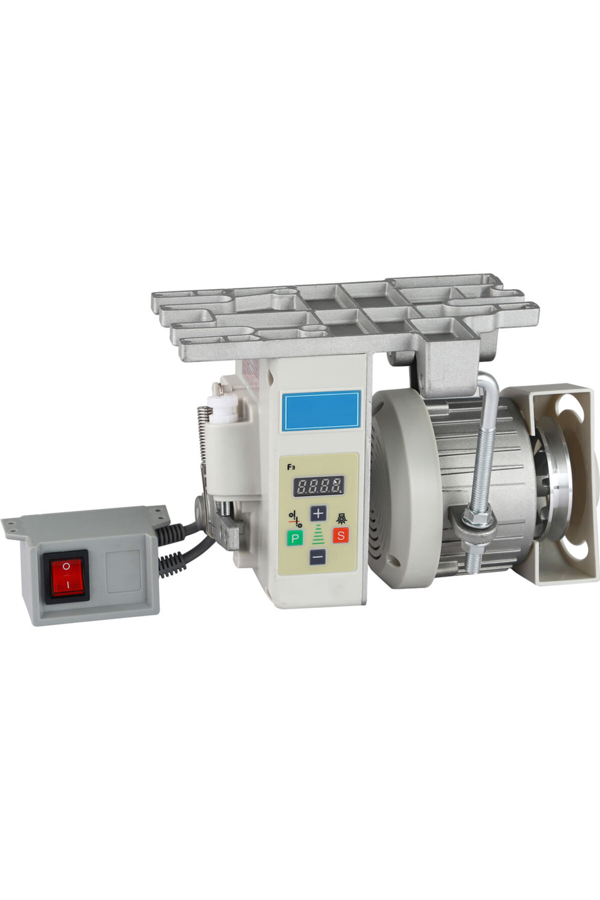 750W Sanayi Dikiş Makinaları Overlok Düz Reçme Uyumlu Sessiz Güçlü Hız Ayarlı Kayışlı Servo Motor - Image 1
