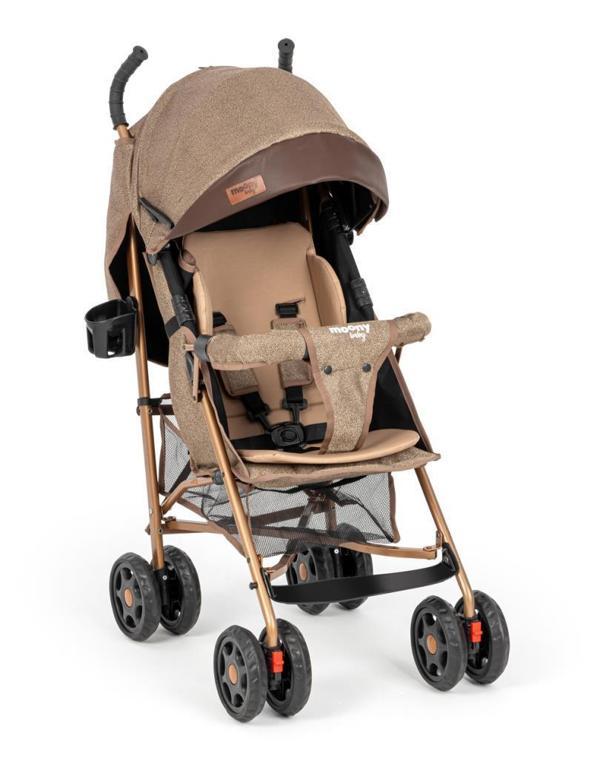 Moony Baby Suit Tam Yatar Hafif Baston Bebek Arabası - Baston Puset Kahverengi - Image 1
