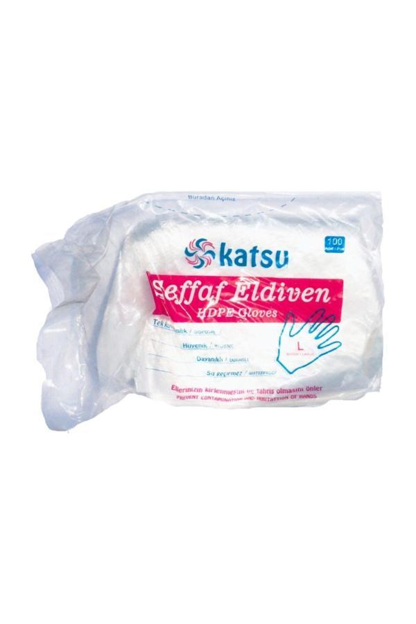 Şeffaf Eldiven . 100 Adet - Image 1