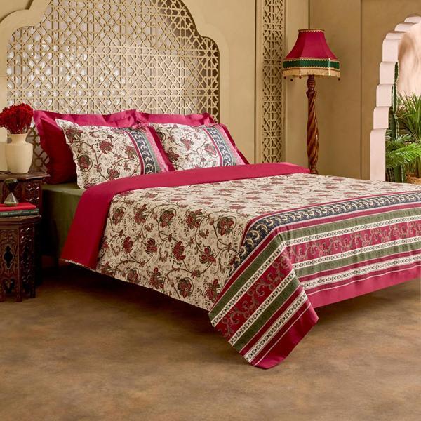 Karaca Home Mırabel Çift Kişilik Nevresım Takımı Bordo - Image 1