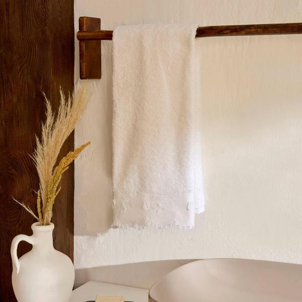 Karaca Home Artisan Demeter %100 Pamuk El Havlusu Ekru 50x90 cm - Image 1