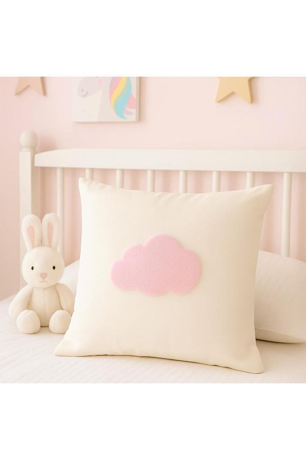 Saymine Kadın Bej Punch Işleme Omuz Çantası - Image 1