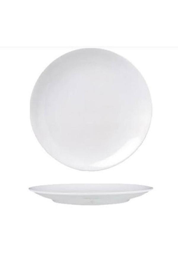 Güral Porselen Otel 19 cm 6 Adet Düz Tabak EO19DU - Image 1