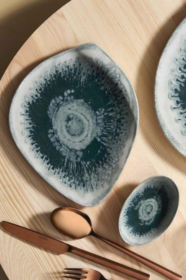 Güral Porselen Greendrop Hawaii 24x18 Düz Tabak 1 Adet - Image 1