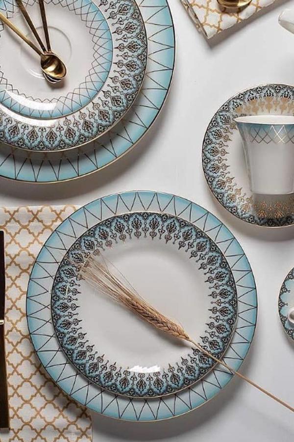 Porland Mahpeyker 1 Adet  Pasta Tabağı 22 Cm - Image 1