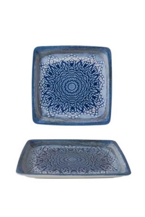 Güral Porselen19X19 Cm Pera Bone Kare Tabak 1 Adet - Image 1