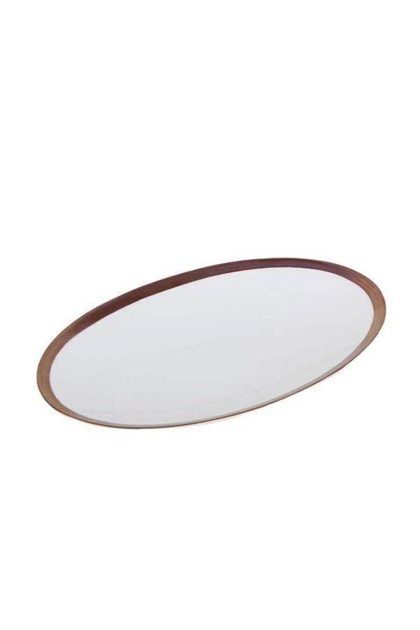 Porland Copper Line1 Adet Kayık Tabak 32 cm - Image 1