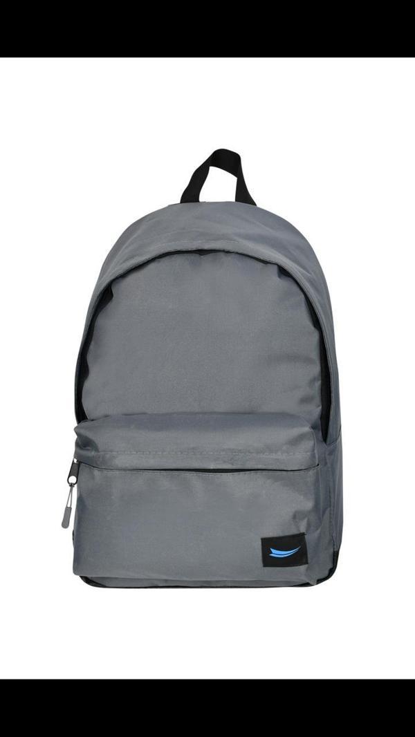 KENPAZAR Spor Unisex Sırt Çantası Su Geçirmez Kumaş Gri - Image 1
