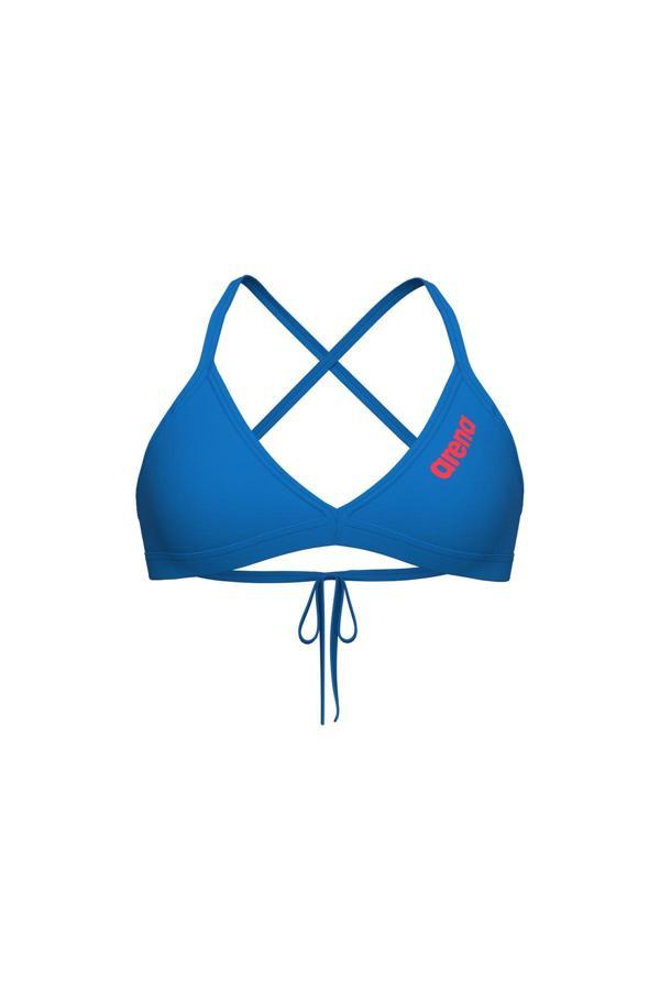 Arena Women'S Team Swım Top Tıe Back Solıd Bikini Üstü - Image 1