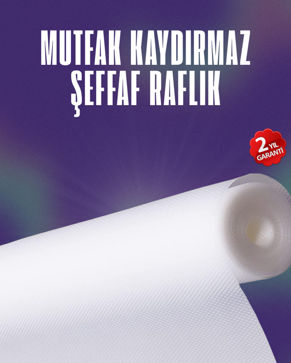 Su geçirmez kaydırmaz raflık ve çekmece astarı 3 metre - Image 1