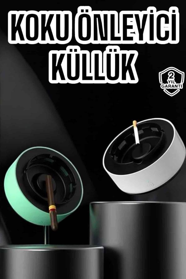 Dumanı Içine Çeken Küllük Kokuyu Hapseden Küllük Akıllı Kokusuz Küllük - Image 1
