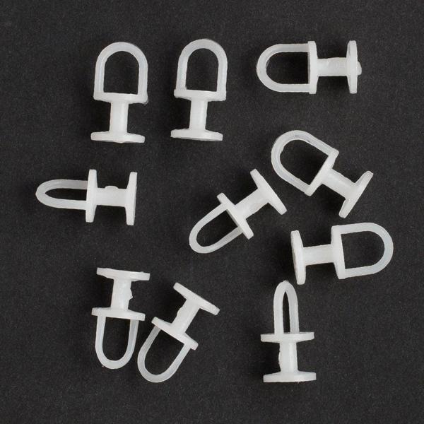 Loren Perde Düğmesi 10 adet Yuvarlak Tabanlı - Image 1