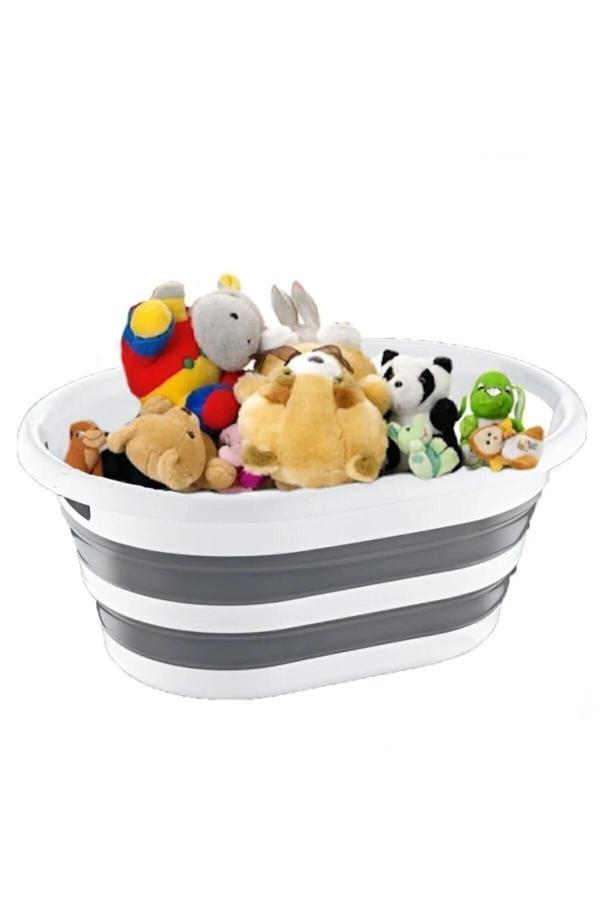 Katlanabilir Çamaşır Ve Oyuncak Sepeti 27 lt Royaleks-AK702 - Image 1