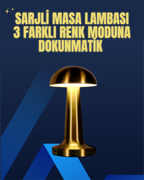 Modern Tasarım Şarjlı Masa Lambası – 1800 mAh Batarya - Image 1