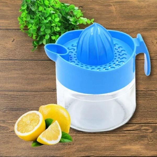 BUFFER® 300ml Cam Hazneli Pratik Limon Narenciye Sıkacağı KC-405 - Image 1