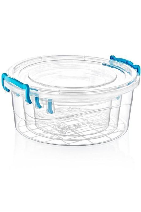 Yuvarlak Saklama Kabı 3 Adet Royaleks-ÇNK2071 - Image 1