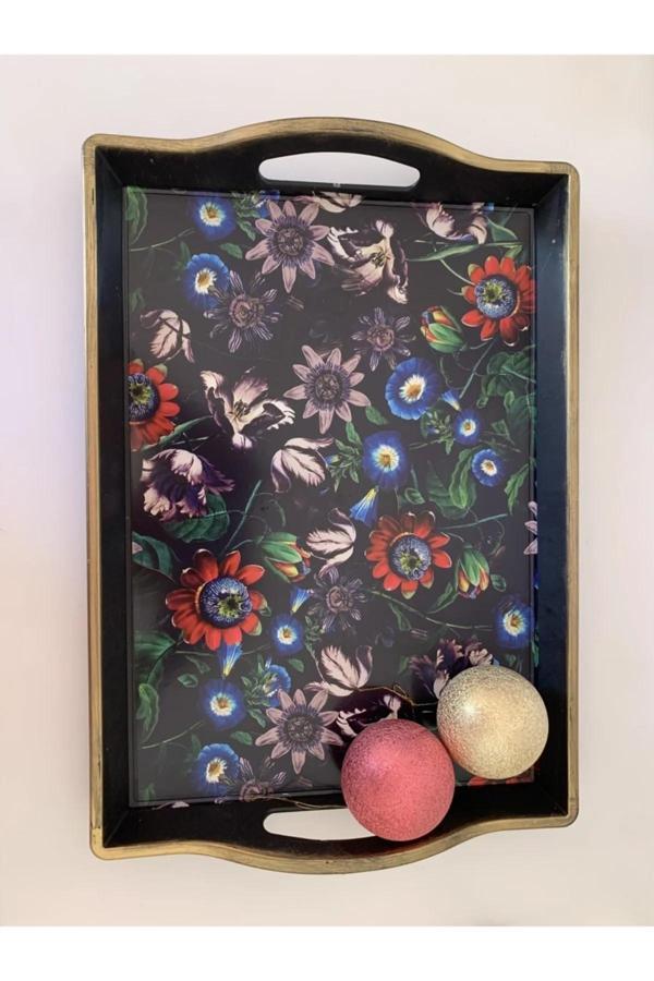 Elif Kulplu Desenli Tepsi Royaleks-İSR-5720 - Image 1