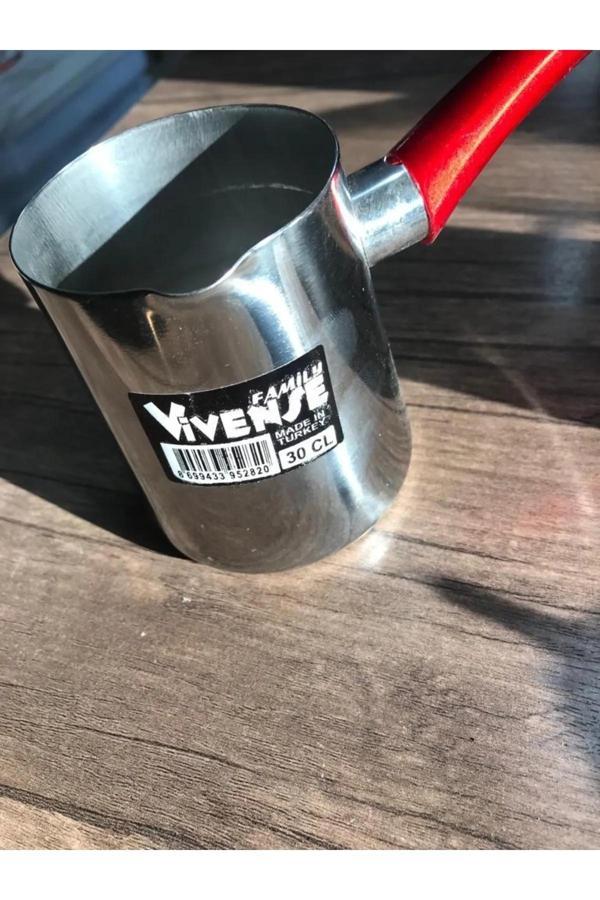 Paslanmaz Çelik Cezve 300 Ml Kahve Pişirim Cezvesi Bakalit Saplı Royaleks-VVs100 - Image 1