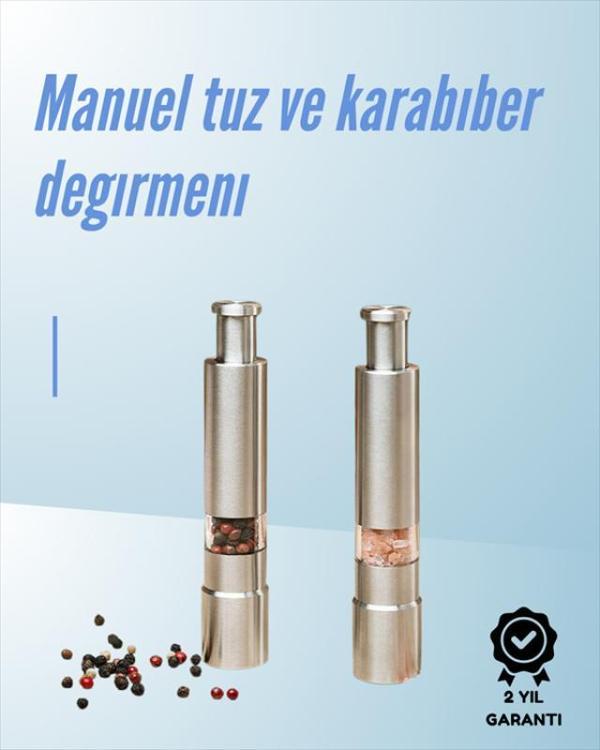 Ergonomik Tasarımlı, Nem Geçirmez Kapaklı Baharat Öğütücü - Image 1