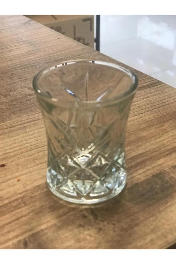 6 Lı Asya Kahve Yanı Su Bardağı Şeffaf Renk Royaleks-70279 - Image 1