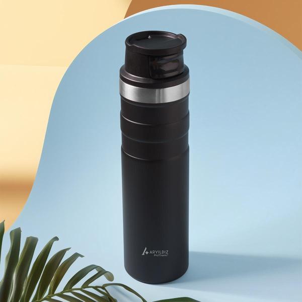 Aryıldız Protherm Active Termos Siyah 600 ml - Image 1